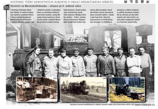 Fotografie Z obsahu brožurky Hřebečské důlní stezky