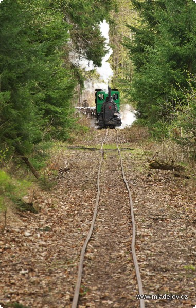 Fotografie Poslední metry před hřebečským areálem.