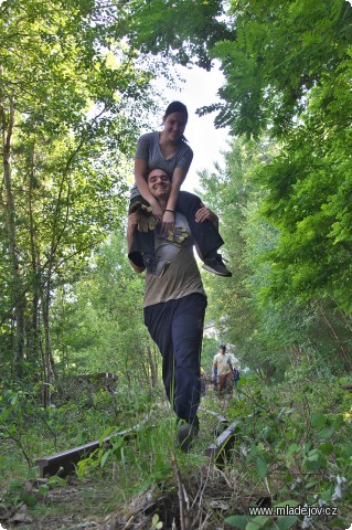 Fotografie A poté už hurá na vlak domů, tedy do Mladějova.
