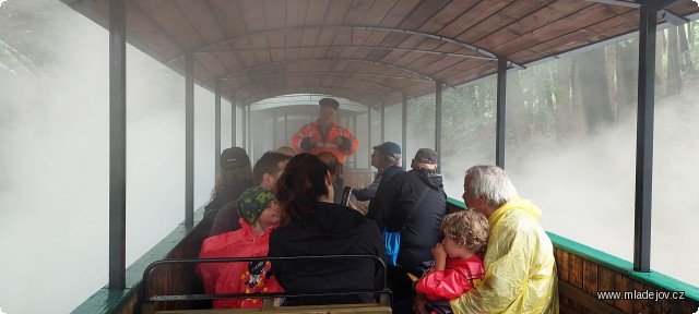 Fotografie Ve spolupráci s&nbsp;parní lokomotivou umí počasí připravit zajímavé efekty.
