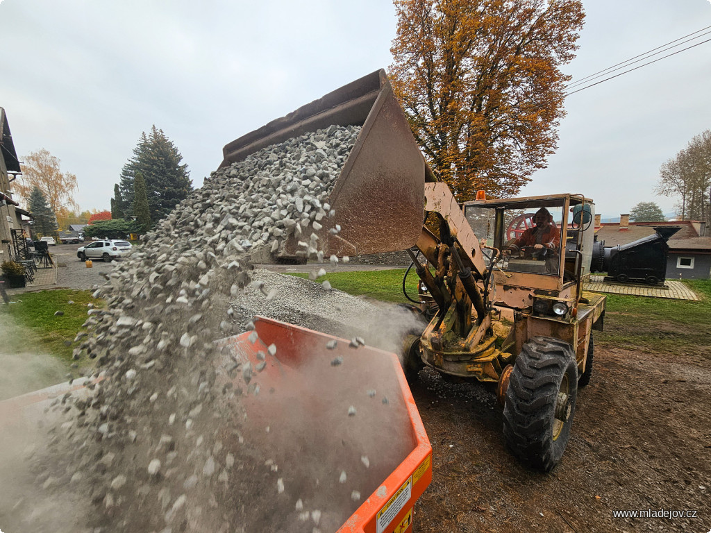 Fotografie Pod dobře postavenými kolejemi je vždy štěrk.