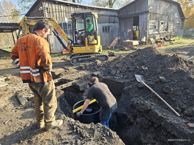 Fotografie Součástí jsou i nové kanály, které je potřeba dobře usadit.