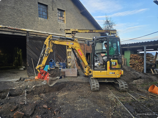 Fotografie Bagr kopal.