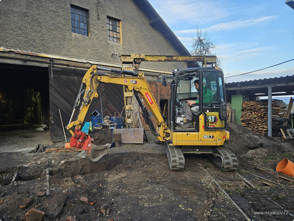 Fotografie Bagr kopal.