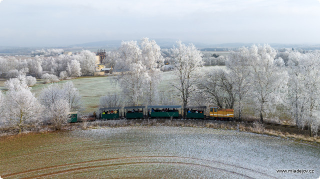 Fotografie Zimní panoramata nad Mladějovem.