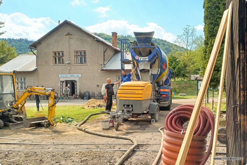 Fotografie Tentokrát nám beton namíchali profíci.