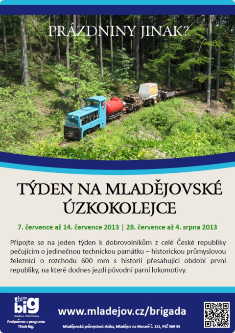 Týden na mladějovské úzkokolejce