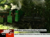 Mladějovská úzkokolejka ve zpravodajství České televize