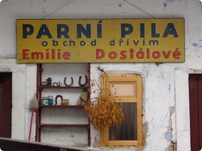 Parní pila a obchod dřívím Emilie Dostálové